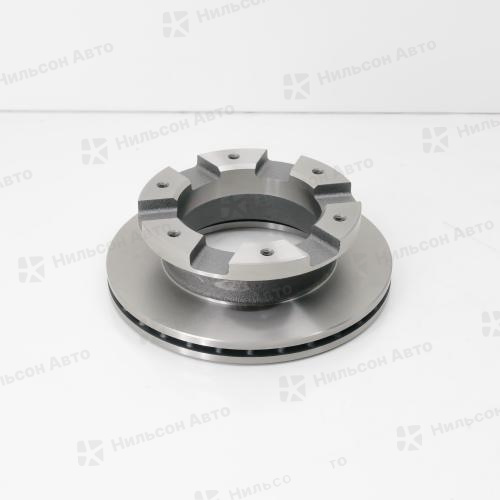 Диск тормозной MMC CANTER, FB70, FD70, крепится 6 болтов, вид 6, G-BRAKE