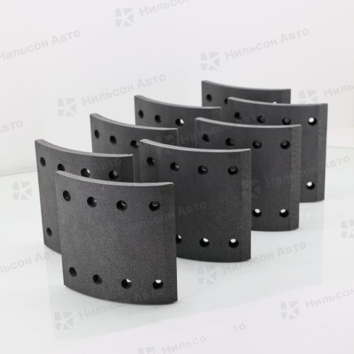 Тормозные накладки HYUNDAI HD120 / AEROTOWN, вид 1, G-BRAKE (задние колодки R16, не пневмо, комплект, ширина 150 мм, длина 144 мм)