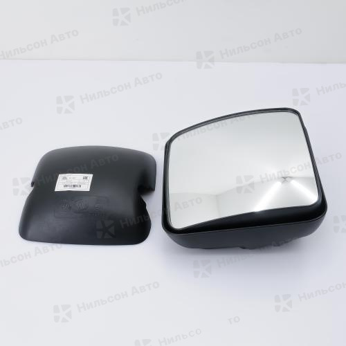 Зеркало заднего вида, SL667, HINO, ISUZU, (217*206/Ø25/боковое/нижнее), ZEVS