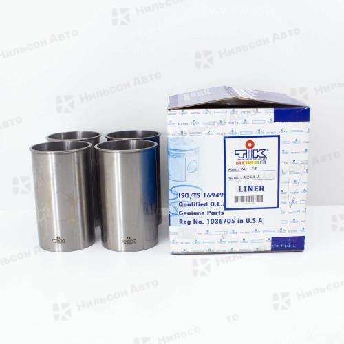 Гильзы поршневые MAZDA TITAN WL, хонингованные, TIK (комплект 4 шт) (с буртиком)