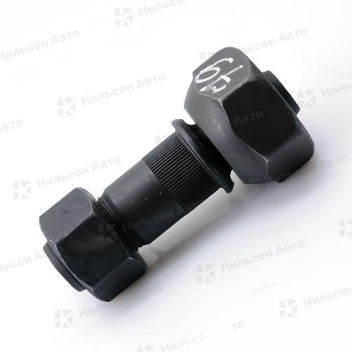 Шпилька передняя в сборе ISUZU ELF гайка 41*23, правая, вид 1, ZEVS (барабанные тормоза)