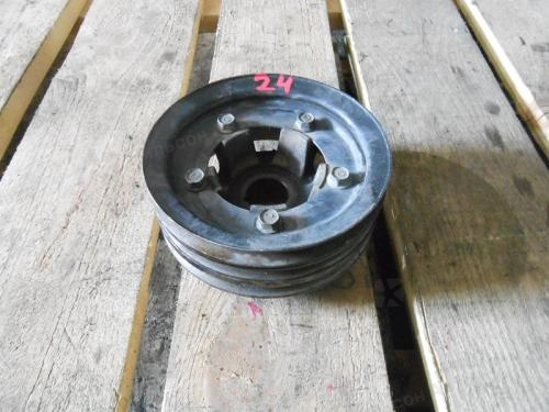 Шкив коленвала ISUZU ELF, 4HF1,4HG1, 4HJ1, 4HE1, 4HL1, трехклиновой, крепится на шпонку, б/у