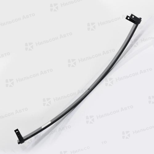 Лист рессорный (заготовка) 70*13*1100, ЦО 12,5, с 2 хомутами, Nilson Auto Parts (усиленная)