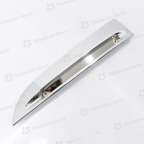 Ресничка над фарой ISUZU ELF 1993-2002 г хромированная, левая, Nilson Auto Parts