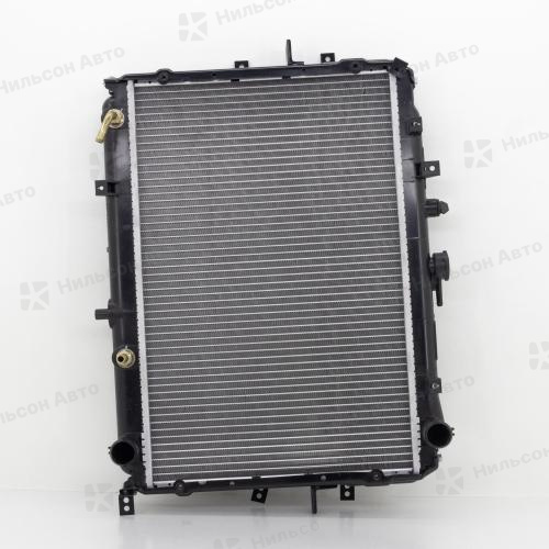 Радиатор двигателя NISSAN VANETTE/MAZDA/MITSUBISHI пластиковый, с заливной, в350*ш528, AUTOLEADER