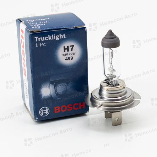 Лампочка в фару H7/24V/70W BOSCH
