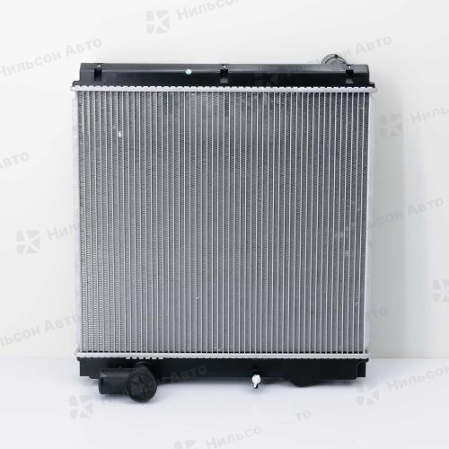 Радиатор двигателя MMC CANTER 4M40, 4M51, пластиковый без заливной, в475*ш515*т36 (без бачков), ZEVS