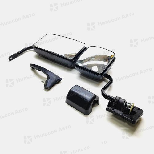 Зеркало заднего вида, JAC N75/80/120/КАМАЗ КОМПАС-5, (правое/со стойкой), Nilson Auto Parts