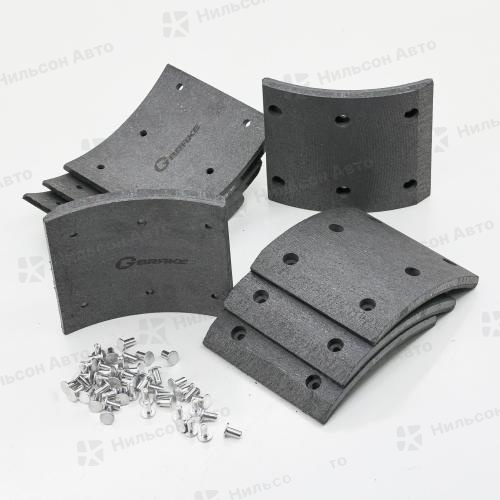 Тормозные накладки T320-1300, GBRAKE размер 130*11,5*143 (устанавливать короткой частью к центру)