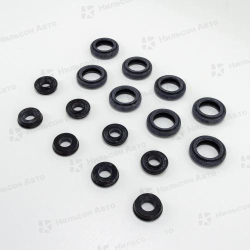 Ремкомплект рабочих тормозных цилиндров ISUZU ELF, вид 10, оригинал (8+8) зад на всю ось