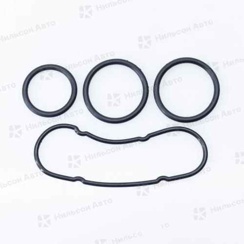 Ремкомплект масляного радиатора ISUZU ELF 4HE1, 4HF1, 4HG1, 4HK1, MAGTEK (4 кольца - см фото)