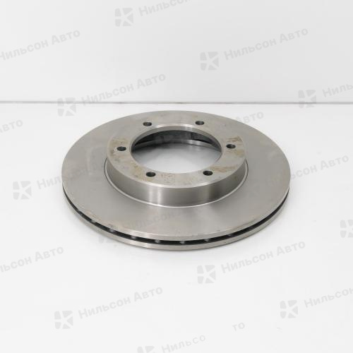 Диск тормозной MMC CANTER, крепится 6 болтов, вид 3, GBRAKE