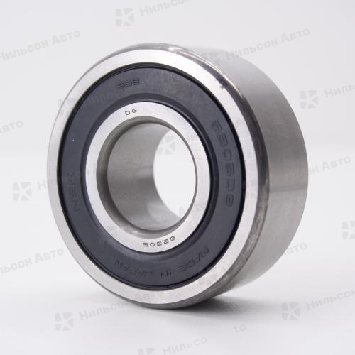 Подшипник маховика/ролика 62305, NSK (закрытый, пластиковая крышка, 25*62*24)