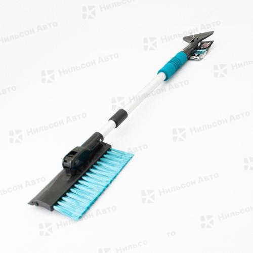 Щетка для очистки снега со скребком 640-920 мм, AVS (телескопическая)