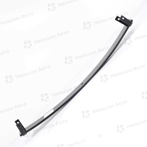 Лист рессорный (заготовка) 70*11* 900, ЦО 12,5, с 2 хомутами, Nilson Auto Parts (усиленная)