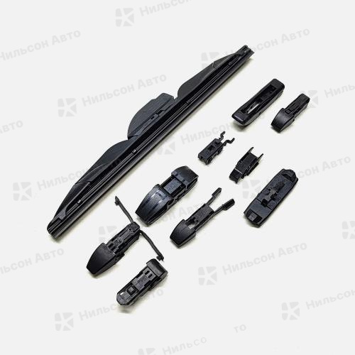 Щетка стеклоочистителя гибридная, 33 см, (10 адаптеров), Multi Hybrid Line, AVS