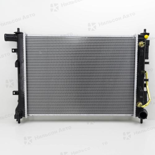 Радиатор двигателя HYUNDAI/KIA, пластиковый без заливной, в363*ш500, АКПП, SAT