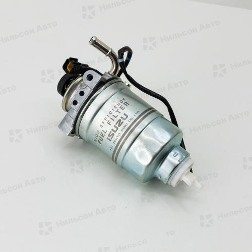 Подкачка на топливный фильтр ISUZU ELF 4HK1, оригинал (диаметр 12 мм, в сборе с топливным фильтром и датчиком)