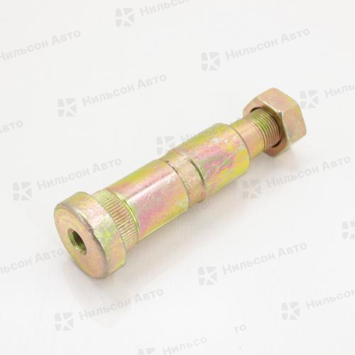 Палец рессорный под смазку 28*80*124 MMC CANTER с насечкой, шляпка круглая, Nilson Auto Parts