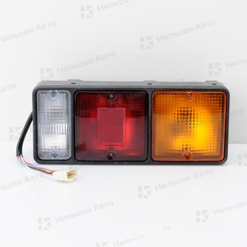 Стоп сигнал MMC CANTER, широкий, правый, прямоугольная фишка, Nilson Auto Parts