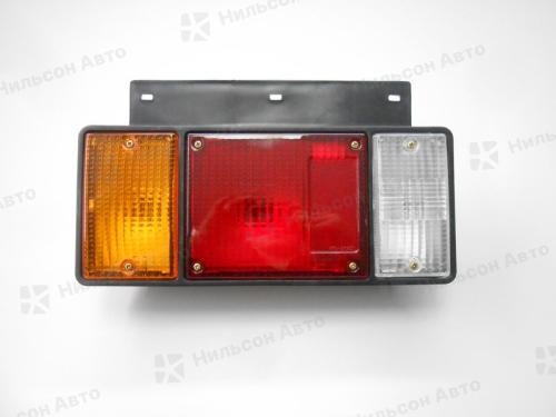 Стоп сигнал ISUZU ELF, левый, (с задней крышкой/прямоугольная фишка), SAT
