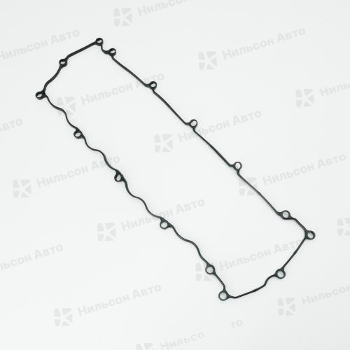 Прокладка клапанной крышки ISUZU ELF 4HF1 вид 2, (15 болтов) под пластиковую крышку (узкая), SANWA GASKET  (резина)