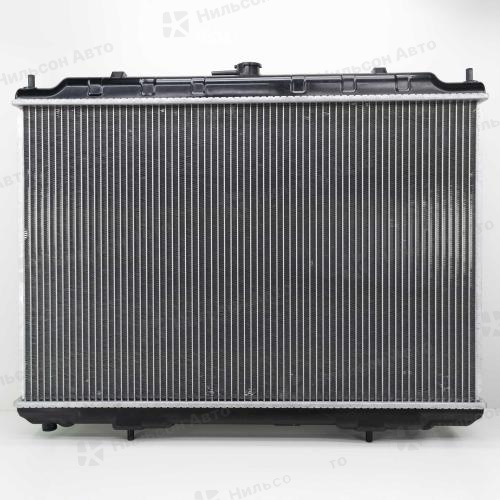 Радиатор двигателя NISSAN, пластиковый без заливной, в450*ш688, JUST DRIVE