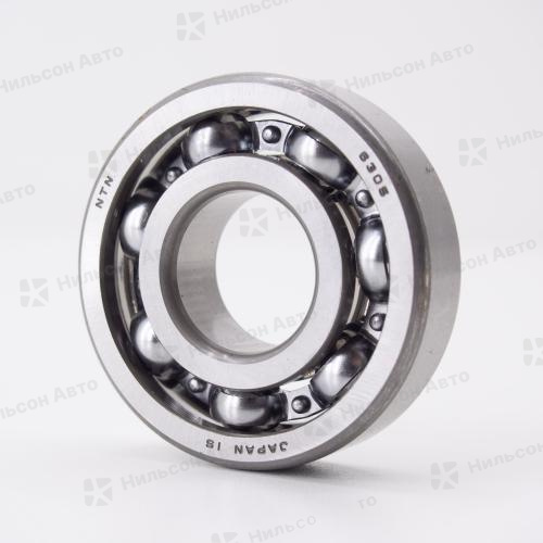 Подшипник маховика/ролика 6305, оригинал (открытый, 25*62*17)