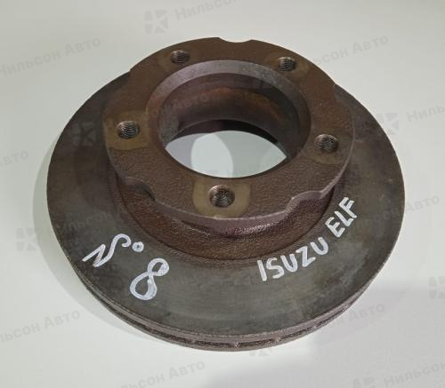Диск тормозной ISUZU ELF, NKR, на 5 шпилек, диаметр 285 мм, высота кромки 55 мм, толщина 35 мм , б/у