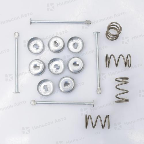 Ремкомплект тормозных колодок ГАЗЕЛЬ NEXT, КРАСНАЯ ЭТНА (комплект: 3302-3502082 - 4 шт, М2065С - 4 шт, М2066С - 8 шт)