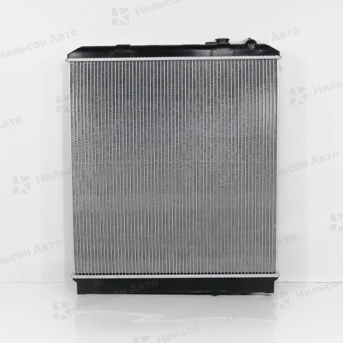 Радиатор двигателя ISUZU ELF 4HF1, пластиковый с заливной, в620*ш588 (без бачков), SAT