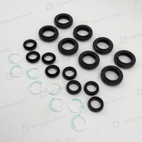 Ремкомплект рабочих тормозных цилиндров ISUZU GIGA CXZ, вид 2, MIYACO (8*WB01092+8*WC31210+8*NB04607) зад на всю ось