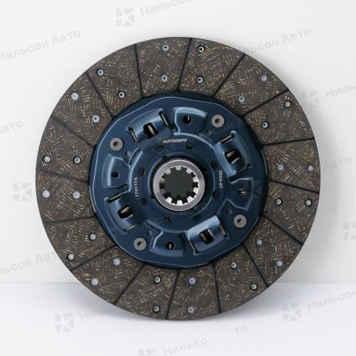 Диск сцепления, 350*220*10*44.7, (активный демпфер/высота шлицевой 55 мм), AUTODEPO 
