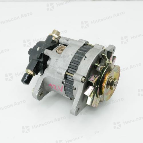 Генератор 12V MAZDA TITAN XA, HA, VS, вакумник сзади, 1 клиновой, фишка овальная на 2 контакта, ZEVS