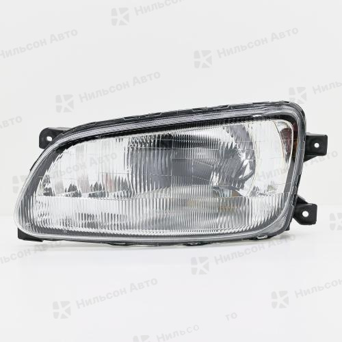 Фара HINO RANGER /500/700 с 2003 г в бампер левая с желтой туманкой, с электрокорректором, ZEVS