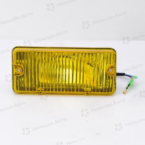 Фара противотуманная, ISUZU ELF, 1985-1993, правая, (желтая), AUTODEPO 