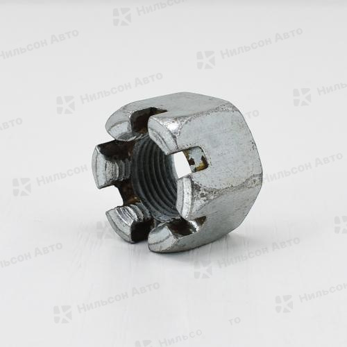 Гайка M  18*1,5, корончатая (под шплинт), лицензия (БОКС)