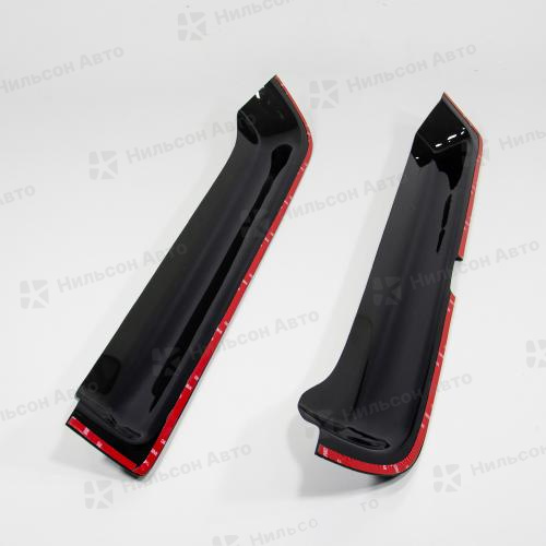 Ветровик передней двери HINO RANGER 1990-2002 год, R+L, комплект на обе двери, API (левый руль)