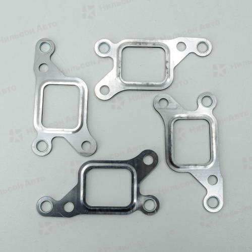 Прокладка выпускного коллектора MMC CANTER 4M40, MATTO (металл) (комплект из 4 шт)