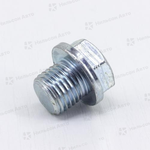 Пробка сливная поддона ДВС HYUNDAI/MMC CANTER, оригинал (M14*1,5; длина 21, длина резьбы 11, ключ 17)