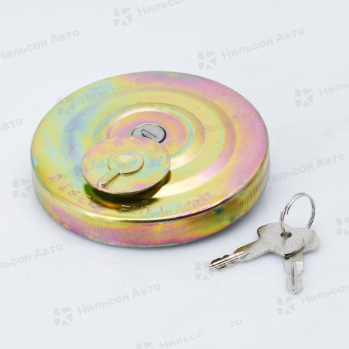 Крышка бензобака горловина 78, с ключом на 3 уса, вид 2, ZEVS