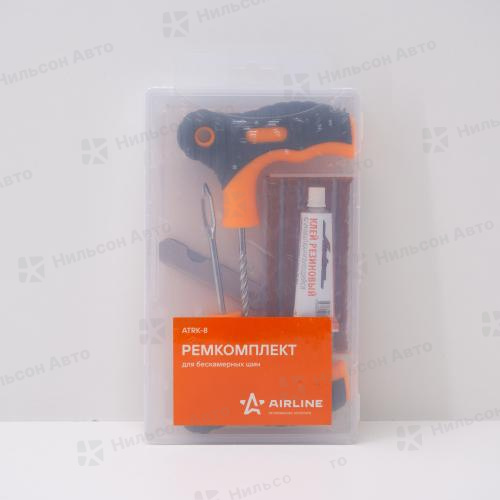 Ремкомплект для бескамерных шин, AIRLINE (в прозрачном кейсе)