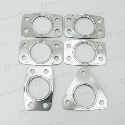 Прокладка выпускного коллектора HINO PROFIA P11C, QUNZE (металл) (комплект 6 штук)