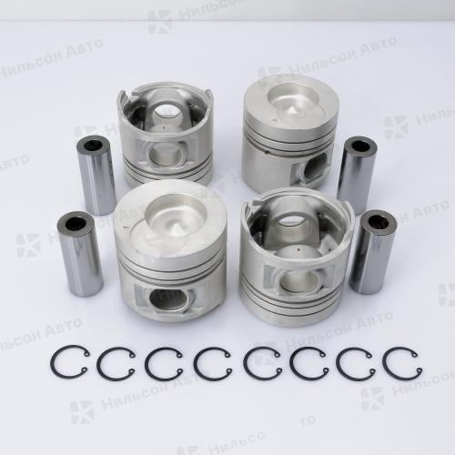 Поршень NISSAN ATLAS FD35, TEIKIN (комплект 4 шт) (диаметр 102,5, палец 33, высота 98, форкамера 55)