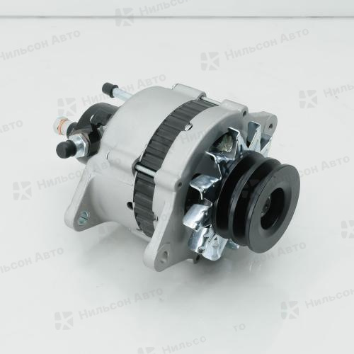 Генератор 24V NISSAN ATLAS TD23-27, TD42, BD30 вакуумник мален, 2 клиновой, фишка овальная на 2 контакта, KRAUF