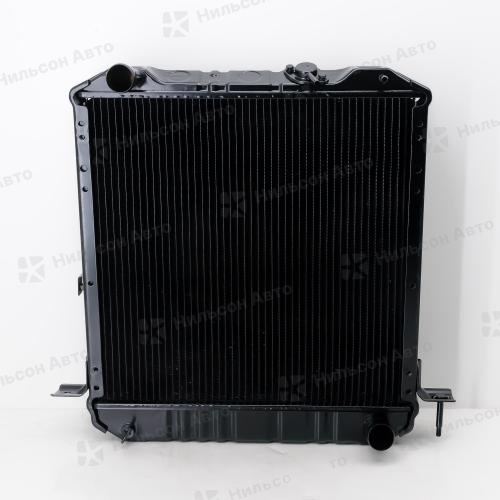 Радиатор двигателя ISUZU ELF 4BE1, 4HF1, 4JB1, 4JG2, медный без заливной, в457*ш458 (без бачков) , AD RADIATORS