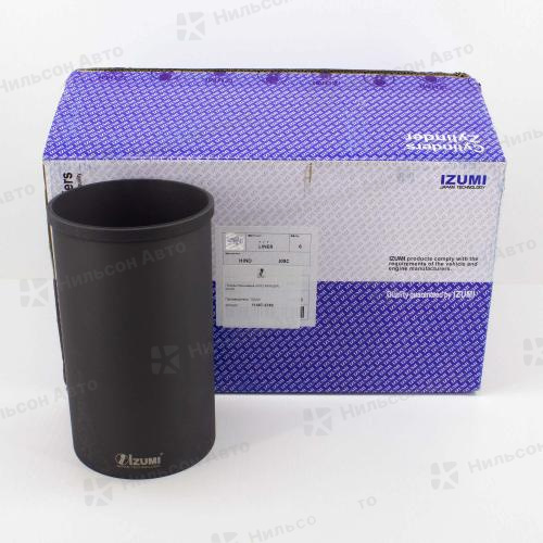 Гильзы поршневые HINO RANGER J05C, J07C, J08C, хонингованные, IZUMI (комплект 6 шт) (с буртиком)