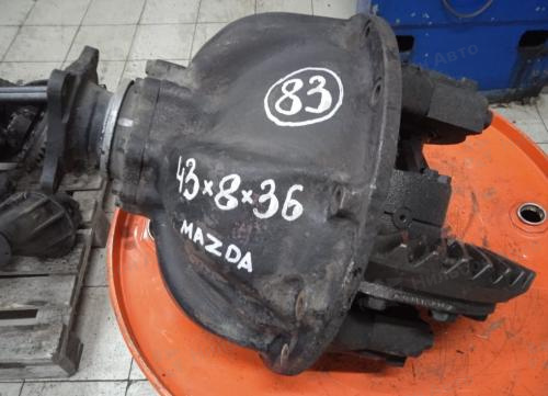 Редуктор заднего моста MAZDA TITAN, R14-16 на 5-6 шпилек, пл/хв 43/8, шлицов 36, фланец 85*85, б/у