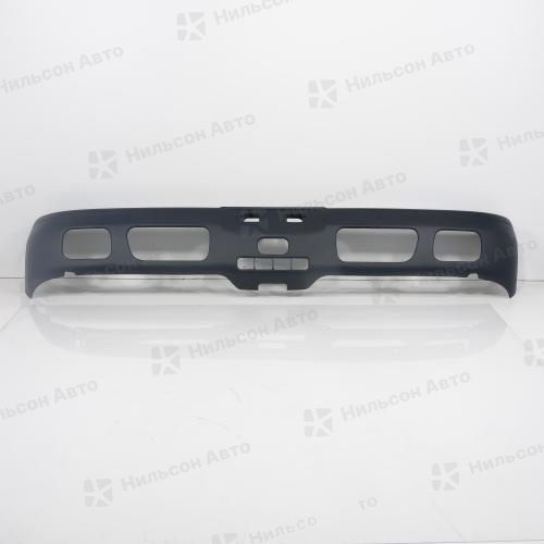 Бампер передний HINO 300 / TOYOTA 2000-2011 г узкая база, вид 1, Nilson Auto Parts (пластиковый, с отверстиями под туманки, ш*в)