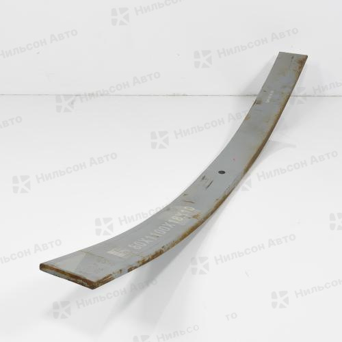 Лист рессорный (заготовка) 80*18*10*1100, ЦО 14,5, ZEVS